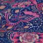 Preview: Dekostoff Canvas Mandala pink blau
